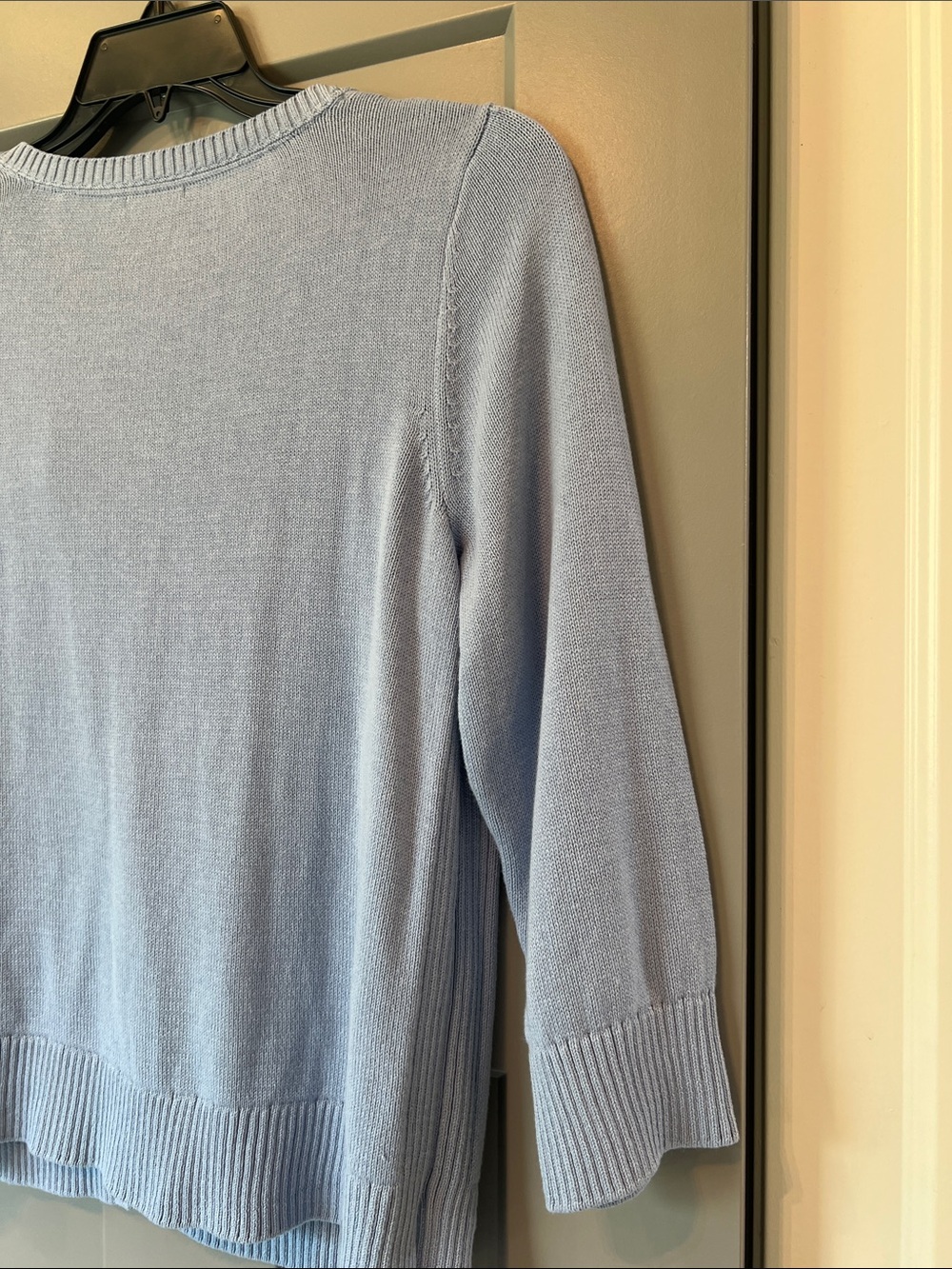 J Jill Light Blue Button-Front Cardigan Medium Petite - Picture 11 of 11